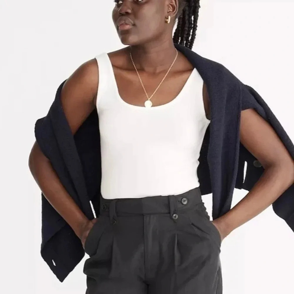 New Madewell Tank Thong Bodysuit Lighthouse